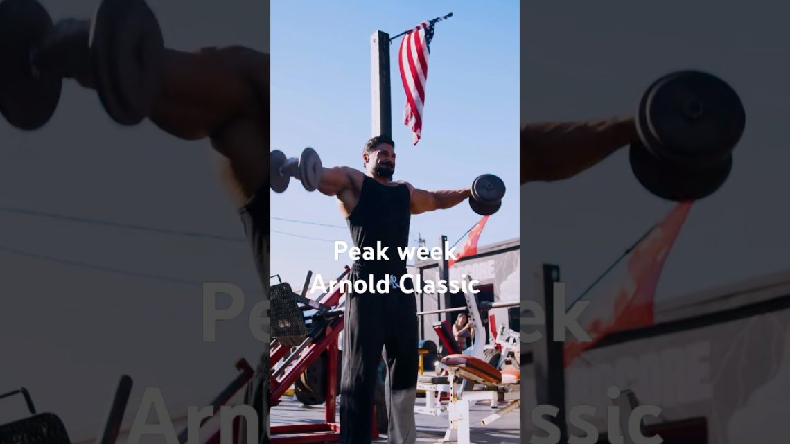 ARNOLD CLASSIC PEAK WEEK STARTS NOW with @AndreiDeiu and @ProSuppsTV