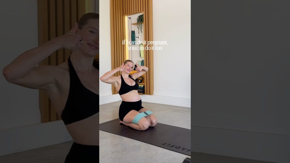 Pregnancy friendly workouts have NOT been lacking intensity over here😮‍💨