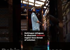 Rohingya dismantle homes amid eviction threat in India-administered Jammu and Kashmir | #AJ shorts