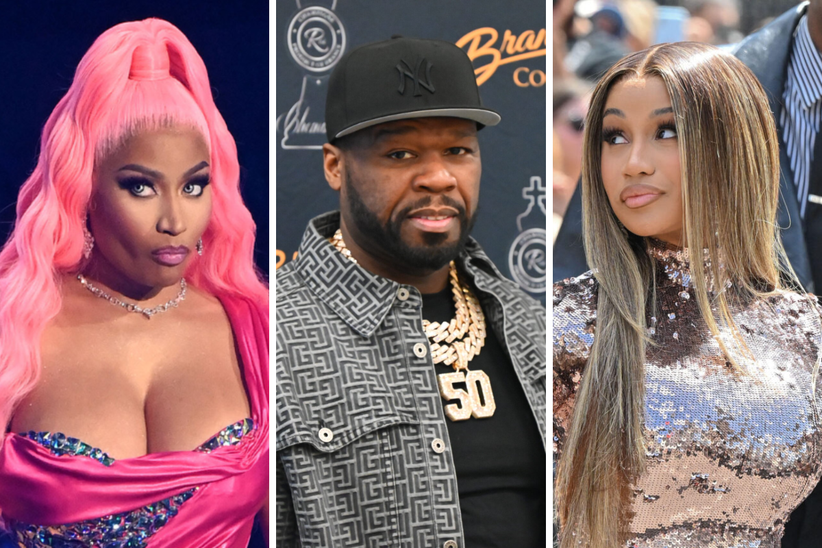 50 Cent Steps In As Cardi B & Nicki Minaj’s Feud Turns Ugly