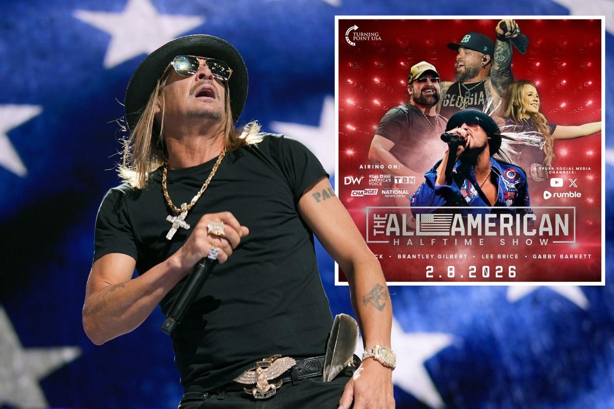 Kid Rock To Play Turning Point USA’s ‘All-American Halftime Show’