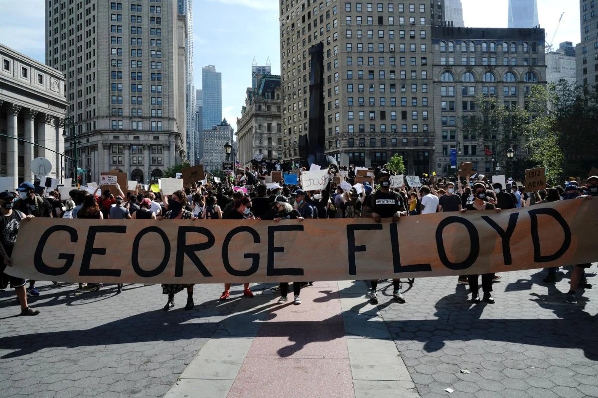 George Floyd Remembered In Minneapolis Post As Racist Replies Show America’s Ongoing Divide