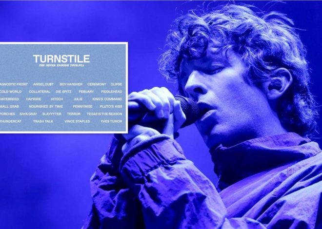 Turnstile Book 16-Date 2026 North American Tour