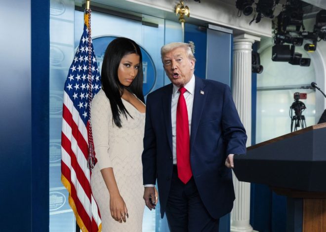 Nicki Minaj Takes Her Trump Support To Michigan Campaign Trail